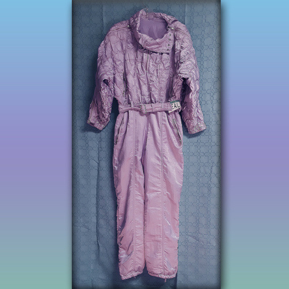 Lilac ski suit size 10 - Picture 1 of 8